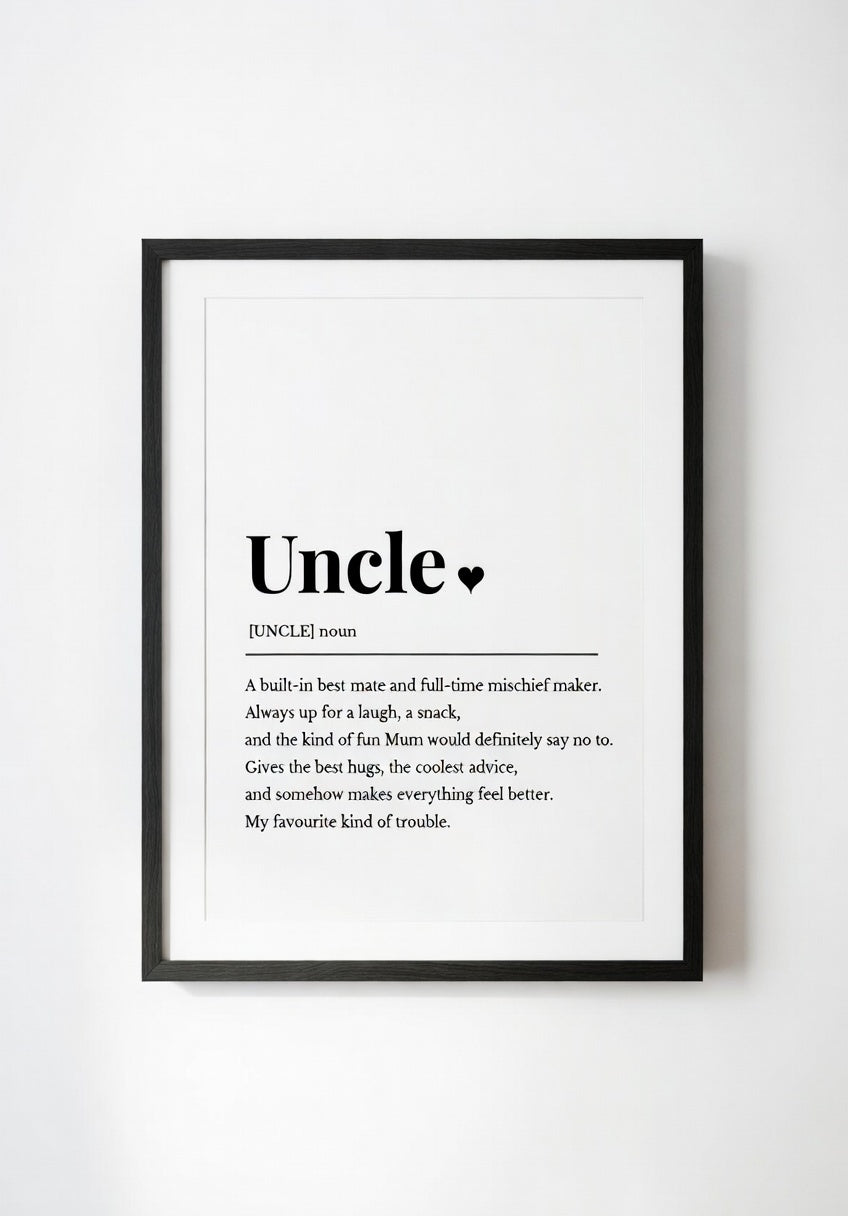 Uncle Noun Print