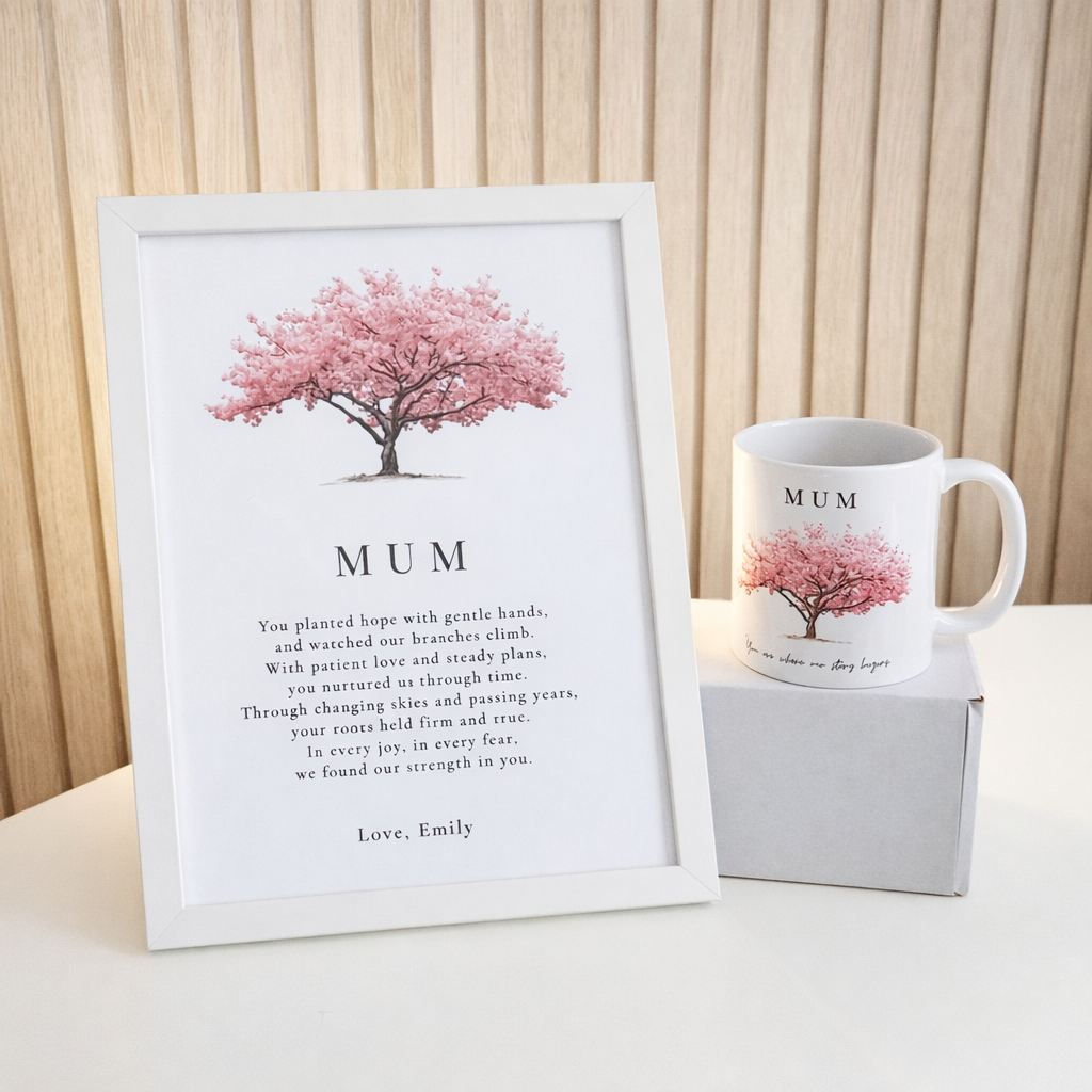 Blossom Tree Gift Set – Print & Mug