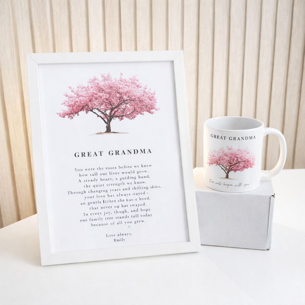 Blossom Tree Gift Set – Print & Mug