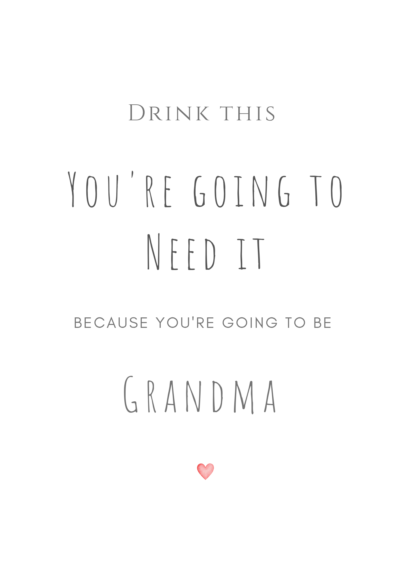 Pregnancy Reveal Wine Label