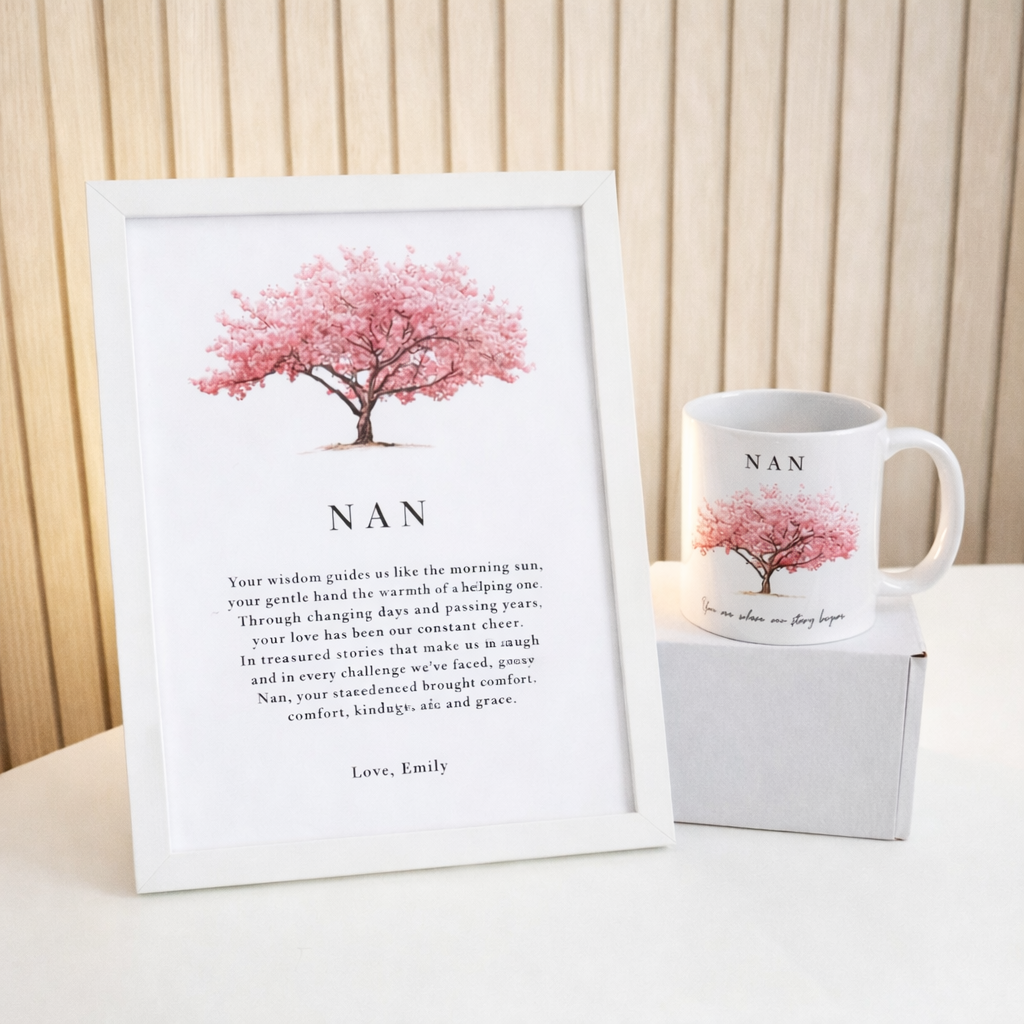 Blossom Tree Gift Set – Print & Mug