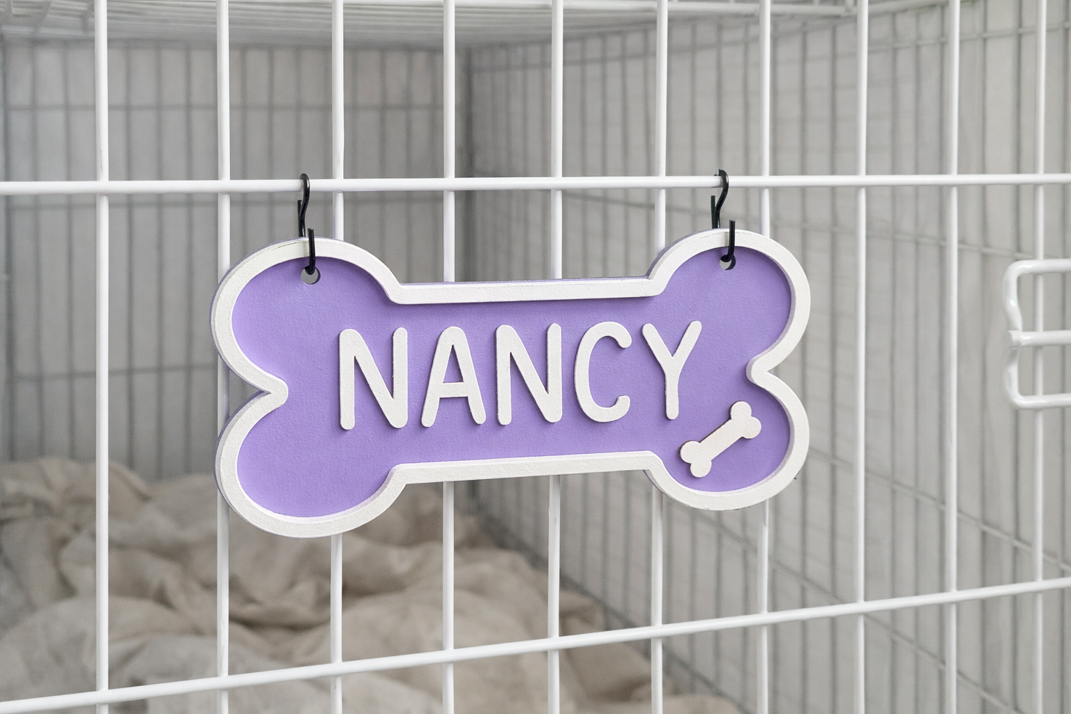 Personalised Dog Crate Name Sign