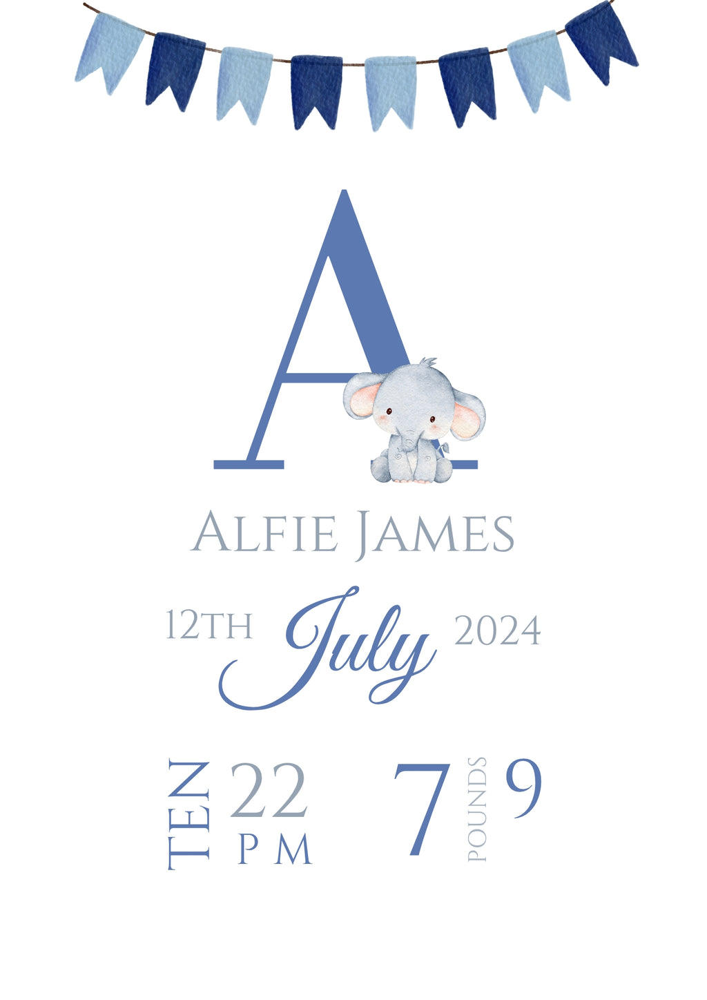 Personalised Baby Print