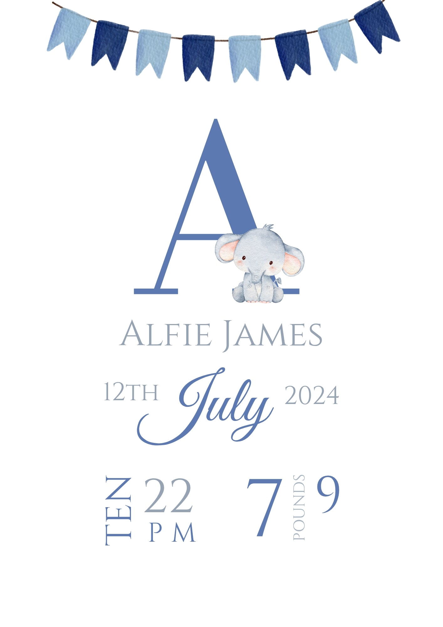 Personalised Baby Print