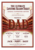 Personalised Football Heritage Certificate Print | Dad Football Gift | Supporters Edition Wall Art | Father’s Day Gift for Dad