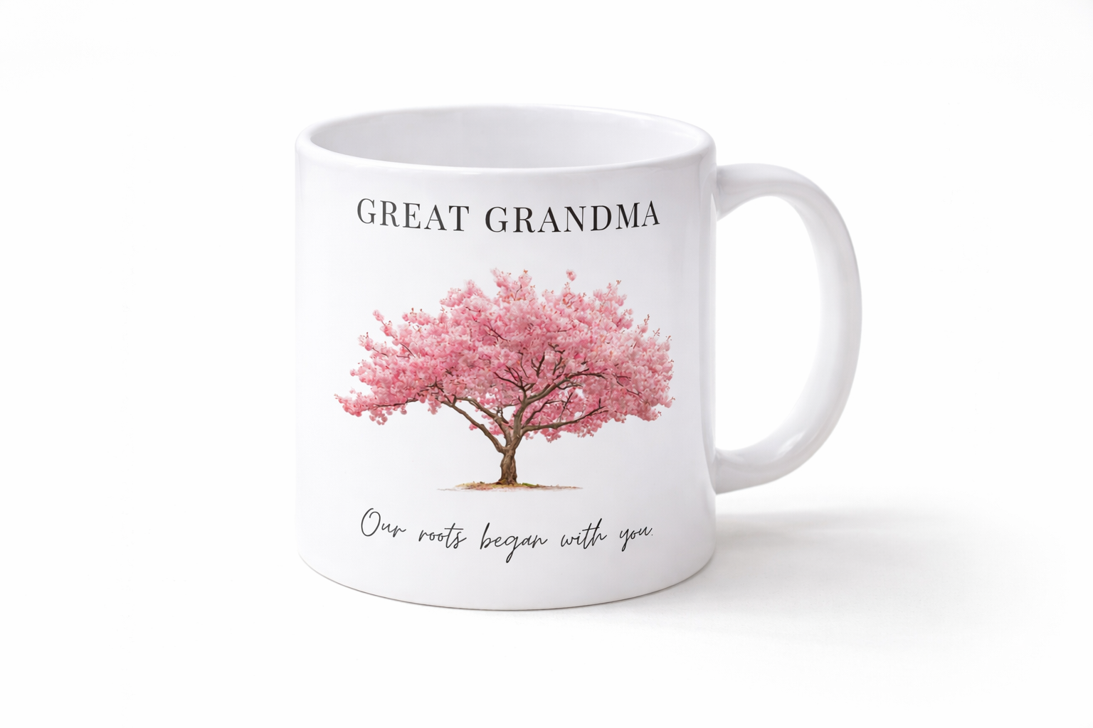 Personalised Family Tree Mug – Mum, Nan, Grandma or Custom Name