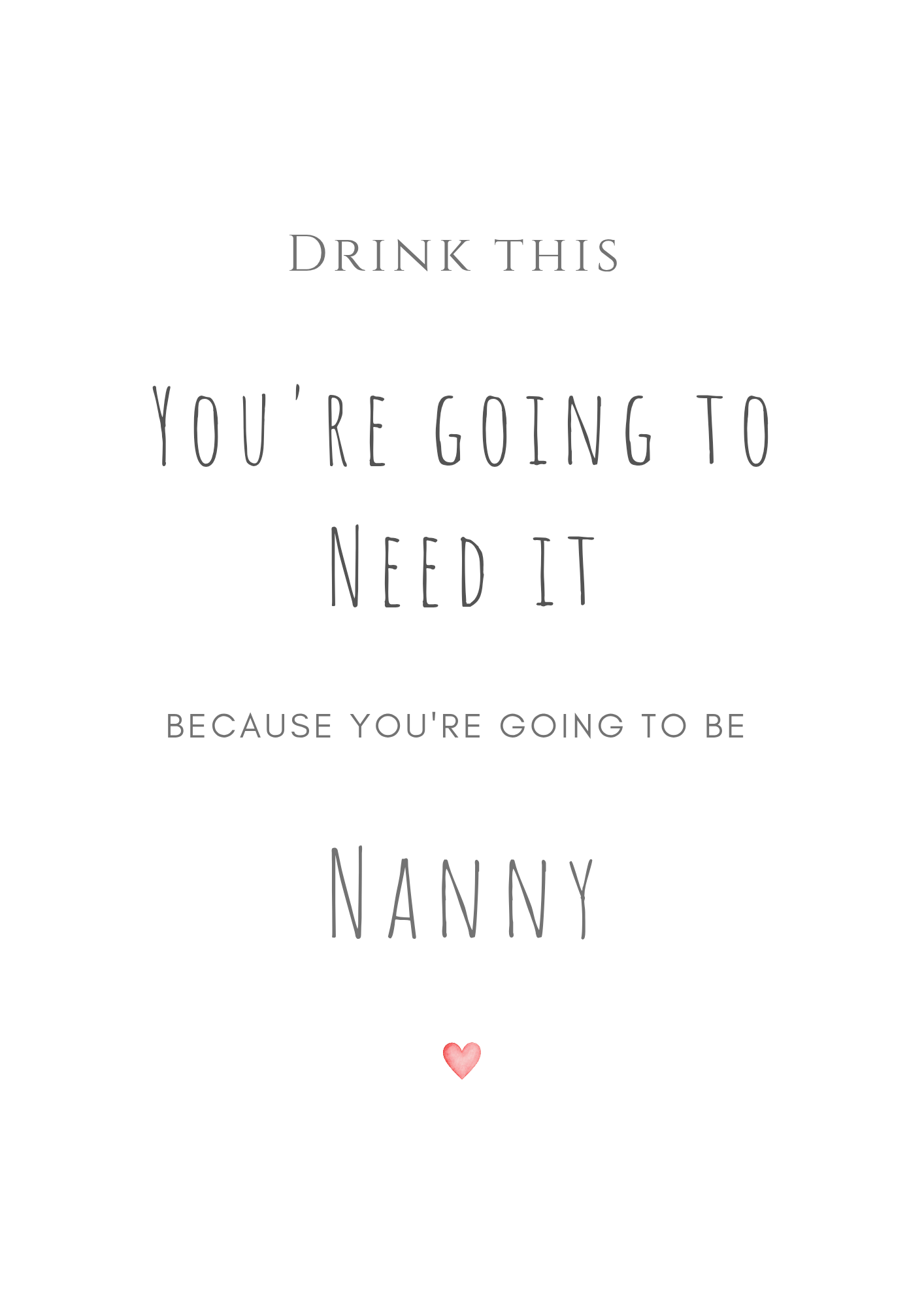 Pregnancy Reveal Wine Label