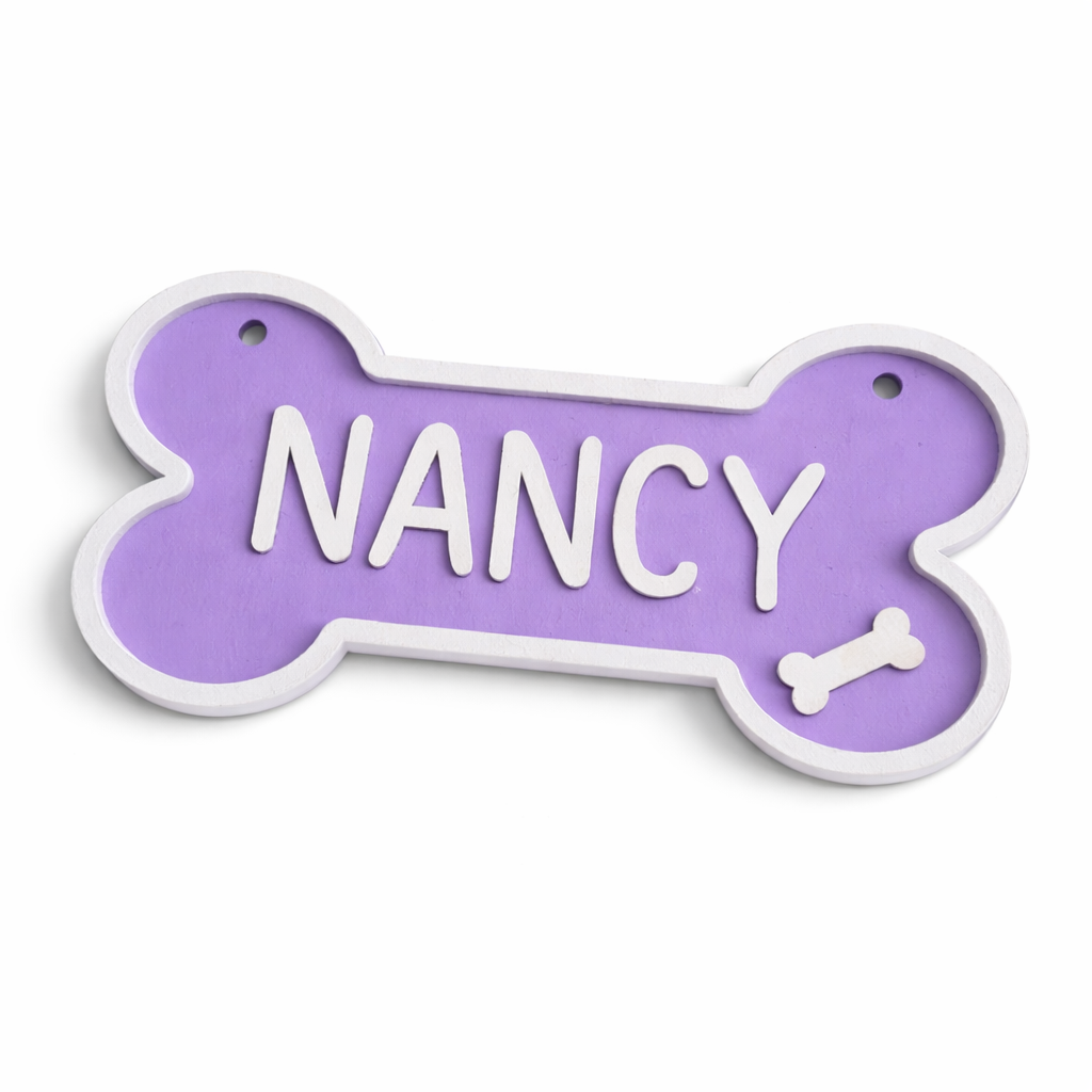 Personalised Dog Crate Name Sign